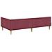 Struttura Letto Angolare con Materasso 2 pcs Grigio Tessuto - Foto miniatura 9