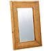 Specchio Da Parete In Legno E Rete Marrone 60x04x90h - Foto miniatura 1