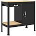 Banco da lavoro con cassetto con blocco Nero 90 x 49 x 91 cm - Foto miniatura 1