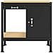 Banco da lavoro con cassetto con blocco Nero 90 x 49 x 91 cm - Foto miniatura 6