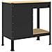 Banco da lavoro con cassetto con blocco Nero 90 x 49 x 91 cm - Foto miniatura 8