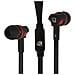 Auricolari Cablati per Apple iPhone Samsung HTC - Black - Nero - Foto miniatura 1