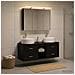 Set di mobili per il bagno 4 pcs Rovere Nero - Foto miniatura 2