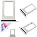 Ricambio Cassetto Tray Porta Sim Card Slot Silver Apple Iphone 8+ 8 Plus - Foto miniatura 2