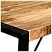 Tavolo Da Pranzo In Legno Massello Di Mango Grezzo 120 Cm - Foto miniatura 9