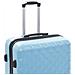 Set Trolley a Custodia Rigida 3 pz Blu in ABS - Foto miniatura 3