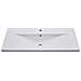 Lavabo Da Incasso 101x39,5x18,5 Cm In Ceramica Bianco - Foto miniatura 3