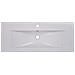Lavabo Da Incasso 101x39,5x18,5 Cm In Ceramica Bianco - Foto miniatura 4
