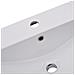 Lavabo Da Incasso 101x39,5x18,5 Cm In Ceramica Bianco - Foto miniatura 5