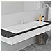 Lavabo Da Incasso 101x39,5x18,5 Cm In Ceramica Bianco - Foto miniatura 1