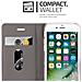 Custodia Compatibile Con Apple Iphone 7 / 7s / 8 / Se 2020 In Blu Scuro Marrone - Coperchio Protettiva Con Chiusura Magnetica, Funzione Stand E Tasca Per Le Carte - Foto miniatura 4