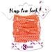 6 Nastri Glitter 6 M - Arancione Neon - Foto miniatura 1