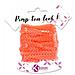 6 Nastri Glitter 6 M - Arancione Neon - Foto miniatura 2