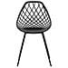 Set Di 2 Sedie Da Pranzo Nere Canton - Foto miniatura 5