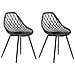 Set Di 2 Sedie Da Pranzo Nere Canton - Foto miniatura 9