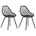 Set Di 2 Sedie Da Pranzo Nere Canton - Foto miniatura 18