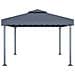 Gazebo 400x300 Cm Antracite Alluminio - Foto miniatura 3
