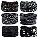 Senza Soluzione Di Continuit Multifunzionale Headwear Bandana Sciarpa - Tubo Elastico Magico Fascia Ghetta Balaclava Maschera Uv Residence Per Lo Yoga Esecuzione Escursionismo Escursioni In Bicicletta 6pcs - Foto miniatura 1