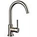 Miscelatore Lavello con Bocca Tonda CORNWALL Aspetto Inox - Foto miniatura 3