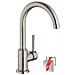 Miscelatore Lavello con Bocca Tonda CORNWALL Aspetto Inox - Foto miniatura 1