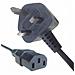 5m UK M / IEC C13 F, C13 coupler, BS 1363, Maschio / femmina, 501g - Foto miniatura 1