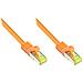8070R-150O, Cat7, S / FTP (S-STP) , RJ-45, RJ-45, Maschio / maschio, Arancione - Foto miniatura 1