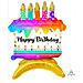 Airloonz Torta Birthaday 68x134 Cm - (7a4244911) - Foto miniatura 2