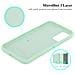 Custodia Compatibile Con Oppo Find X3 Lite In Liquid Verde Chiaro - Coperchio Protettivo In Silicone Tpu Flessibile - Foto miniatura 5