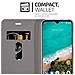 Custodia Compatibile Con Xiaomi Mi Cc9 In Blu Scuro Nero - Coperchio Protettiva Con Chiusura Magnetica, Funzione Stand E Tasca Per Le Carte - Foto miniatura 3