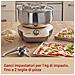 CakeLover, Impastatrice Planetaria di 5L per Torte, Dolci, Pizza, Pane, Pasta - 1500 W, 6 Velocità, Ciotola in Acciaio Inox, Doppio Gancio, Fruste - Design Compatto, Ricettario Incluso - Foto miniatura 9