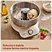 CakeLover, Impastatrice Planetaria di 5L per Torte, Dolci, Pizza, Pane, Pasta - 1500 W, 6 Velocità, Ciotola in Acciaio Inox, Doppio Gancio, Fruste - Design Compatto, Ricettario Incluso - Foto miniatura 11