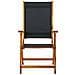 Sedie Giardino Pieghevoli 6pz Legno Massello Acacia E Textilene - Foto miniatura 3