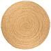 Tappeto in Juta Intrecciata 240 cm Rotondo - Foto miniatura 1