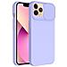 Custodia Tpu Silicone Slide Cover Case Per Apple Iphone 11 Pro Lilla - Foto miniatura 1