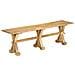 Panca 160x35x45 Cm In Legno Massello Di Mango - Foto miniatura 1