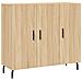 Credenza Rovere Sonoma 90x34x80 Cm In Legno Multistrato - Foto miniatura 2