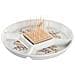 Set Da Aperitivo Dkd Home Decor 23,5 X 23,5 X 7 Cm Naturale Rosso Multicolore Gres Cottage Case - Foto miniatura 1
