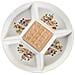 Set Da Aperitivo Dkd Home Decor 23,5 X 23,5 X 7 Cm Naturale Rosso Multicolore Gres Cottage Case - Foto miniatura 2