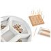 Set Da Aperitivo Dkd Home Decor 23,5 X 23,5 X 7 Cm Naturale Rosso Multicolore Gres Cottage Case - Foto miniatura 3