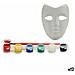 Set Attività Manuali Maschera Bianco Plastica (12 Unità) - Foto miniatura 1