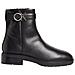 Rubber Sole Ankle Boot Hw Stivaletti Pelle Scarpe Donna Nero Eu 36, Hw0hw01257 Bax - Foto miniatura 1