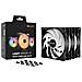 Ventola PC LIGHT WINGS LX Diametro 12 cm Colore Nero 3 pz - Foto miniatura 5