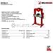 Pressa Idraulica Manuale 50 Ton Holzmann Wp50eco - Foto miniatura 2