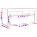 Mobile Porta TV con LED Artigianale 90x35x40 cm Multistrato - Foto miniatura 3