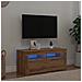 Mobile Porta TV con LED Artigianale 90x35x40 cm Multistrato - Foto miniatura 10