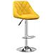 Sgabelli Da Bar 2 Pz Giallo Senape In Velluto - Foto miniatura 2