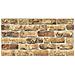 Lusso Casadino -  Pannelli Murali 3d Con Design Mattoni Sabbia Scuro 10 Pz Eps - Foto miniatura 1