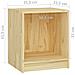 Lusso Casadino -  Comodino 35,5x33,5x41,5 Cm In Legno Massello Di Pino - Foto miniatura 6