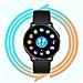 Elegante Smartwatch Mx1: Chiamate Bluetooth E Monitoraggio Fitness Black - Foto miniatura 5