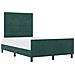 Struttura Letto  Verde Scuro 120x200 cm Velluto - Foto miniatura 1